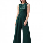 Women's Solid Pleated Jumpsuit