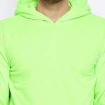 MEN Fluorescent Green Skeleton Print Oversized Tracksuit