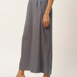 Pleated Flared Palazzos